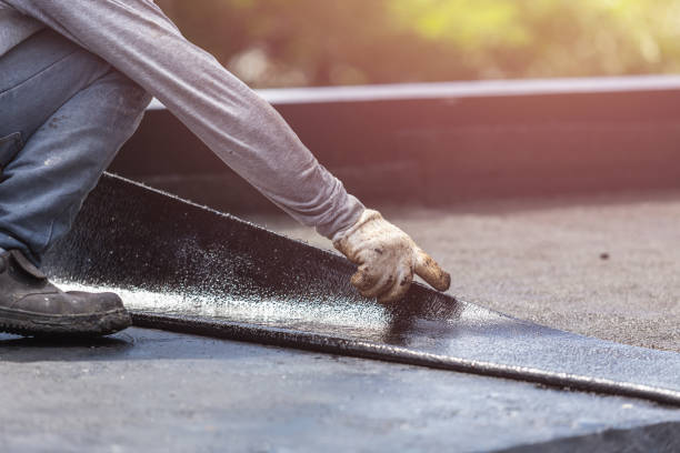 Professional Basement Waterproofing technician working in Williston, SC